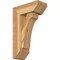 Ekena Millwork Legacy Slat Rough Sawn Bracket w/ Offset Brace, Western Red Cedar, 6"W x 14"D x 22"H BKT0604X14X22LEC06RWR - alternate 1